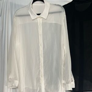 Shear button down long sleeve xl